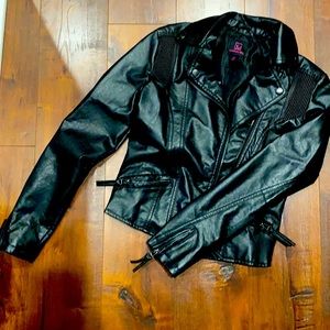 Material Girl Faux Leather Jacket
